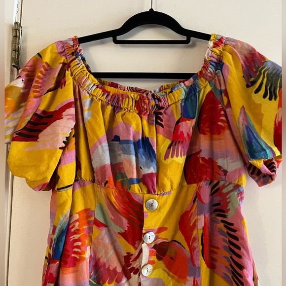 Farm Rio Neon Macaws Mini Dress - Picture 4 of 10